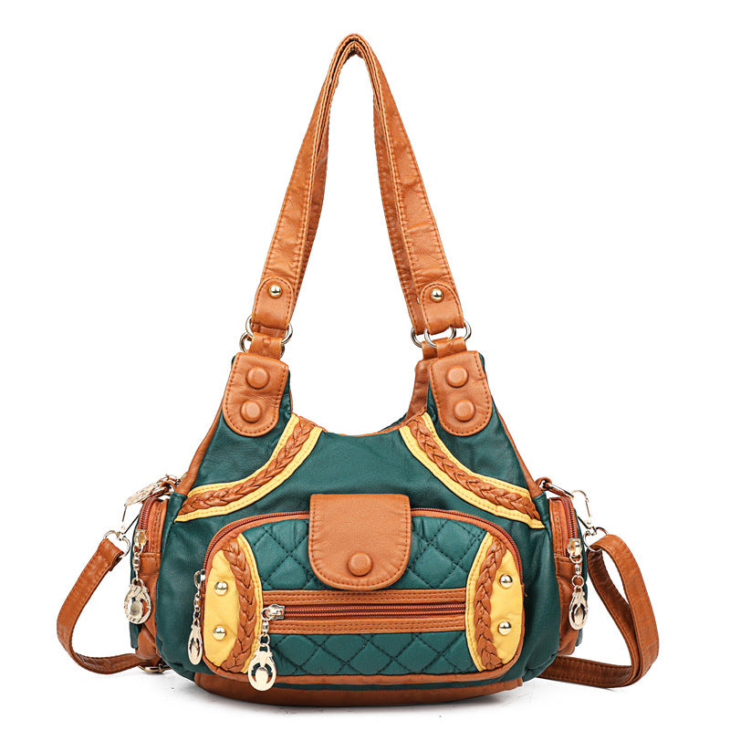 Fashion soft leather tote bag