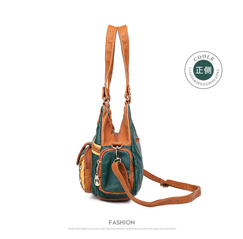 Fashion soft leather tote bag