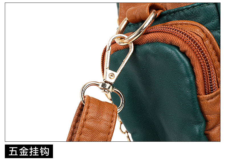 Fashion soft leather tote bag
