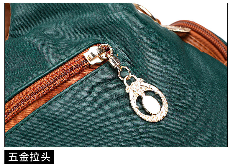 Fashion soft leather tote bag