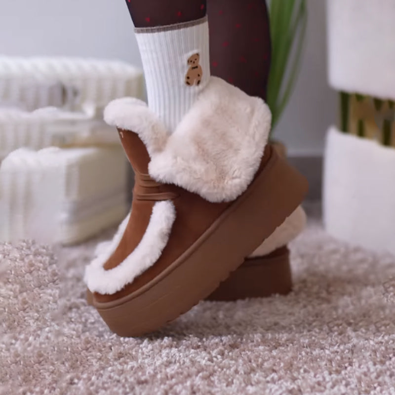 Thick-soled Warm Short Boots