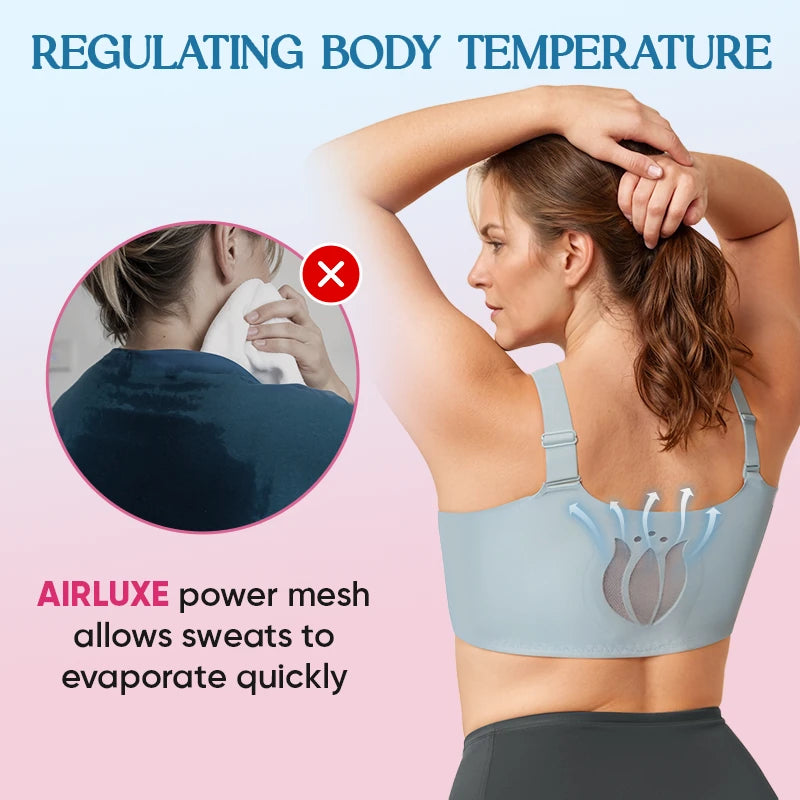 Women Lace Front Zipper Bra