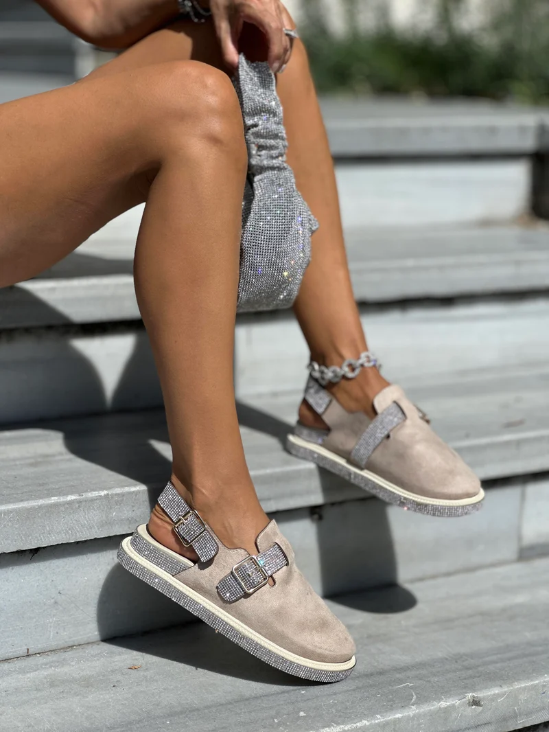 Crystal Stone Slippers