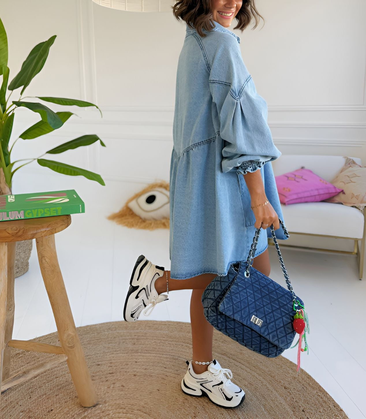 Versatile denim dress