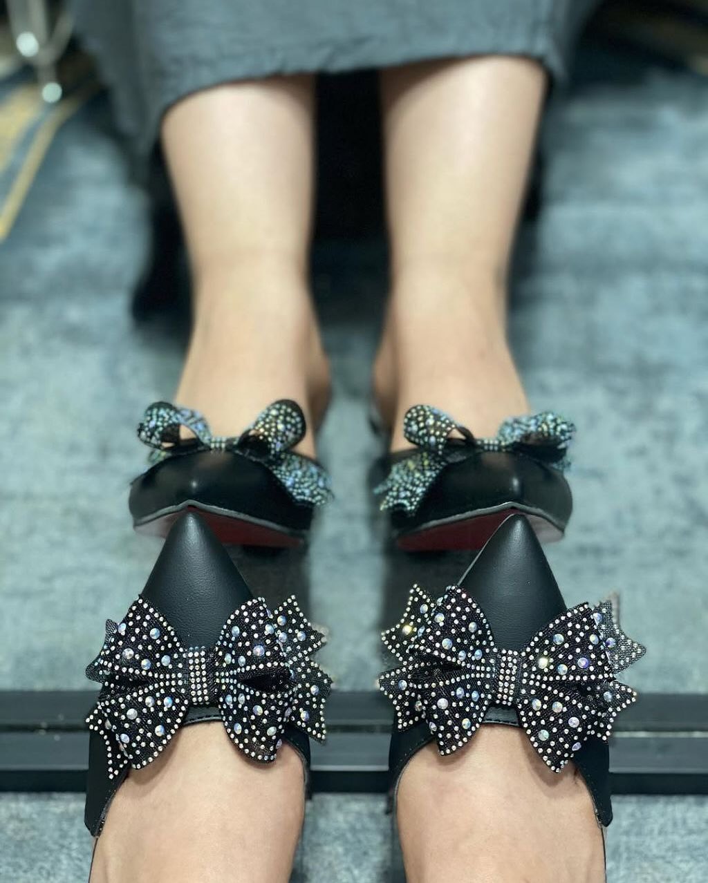 Beautiful Bow High Heels