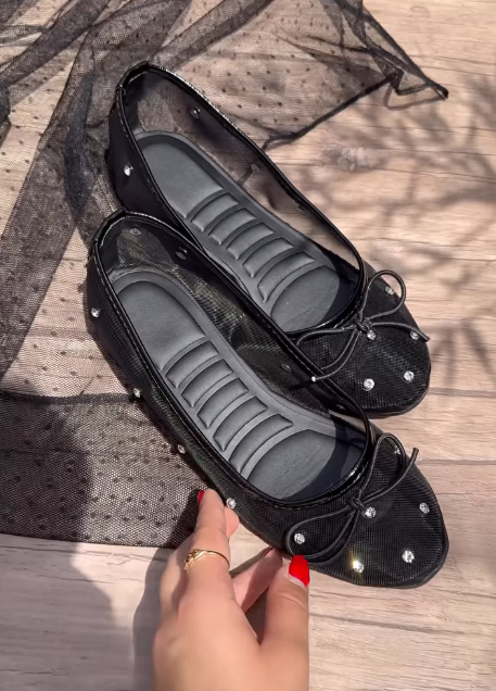 Summer Bow-Decorated Flats