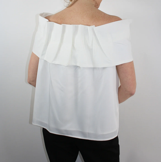 Off the Shoulder Bow Blouse