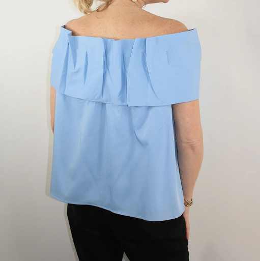 Off the Shoulder Bow Blouse