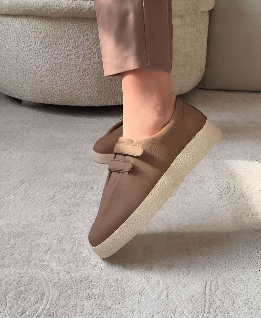 Velcro Soft Leather Women's Shoes