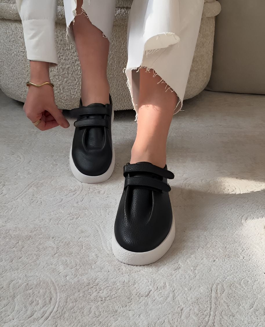 Velcro Soft Leather Women's Shoes