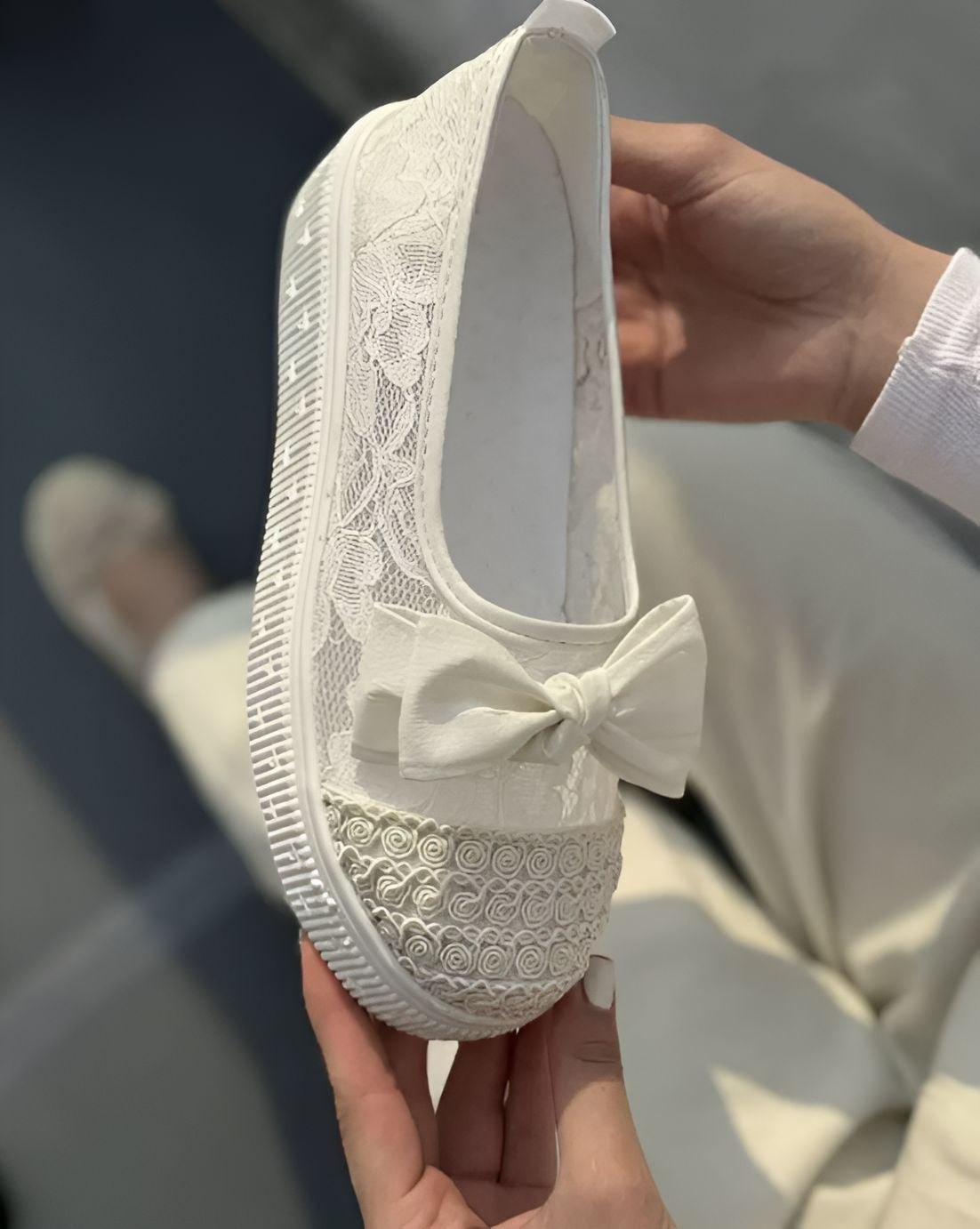 Lace Bow Women Shoes