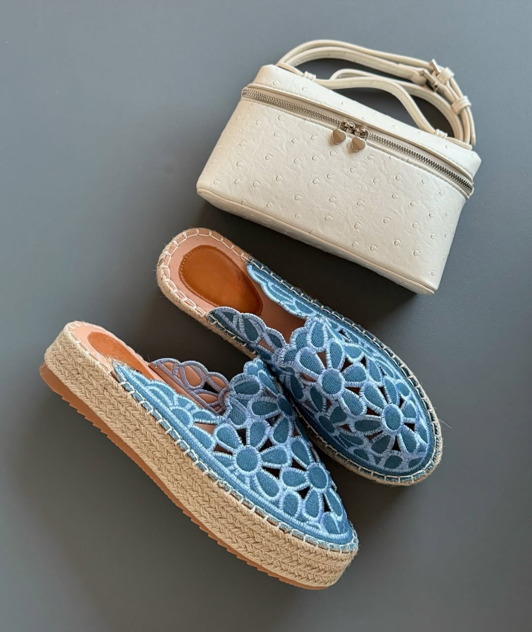 Flower Craft Woven Slippers