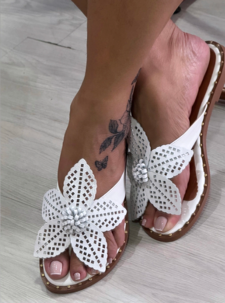Summer 3D Flower Slippers