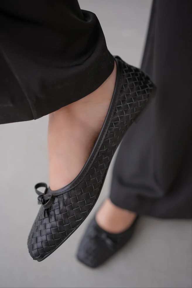 Bowknot Soft Leather Women's Shoes