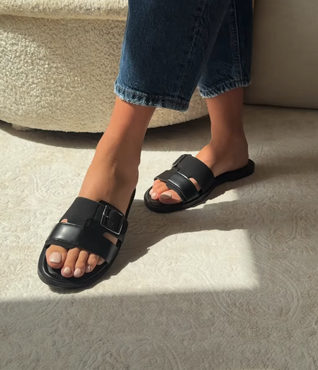 Soft Leather Comfortable Slippers