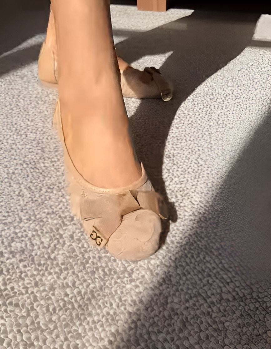 Lace Bow Women's Flat Shoes