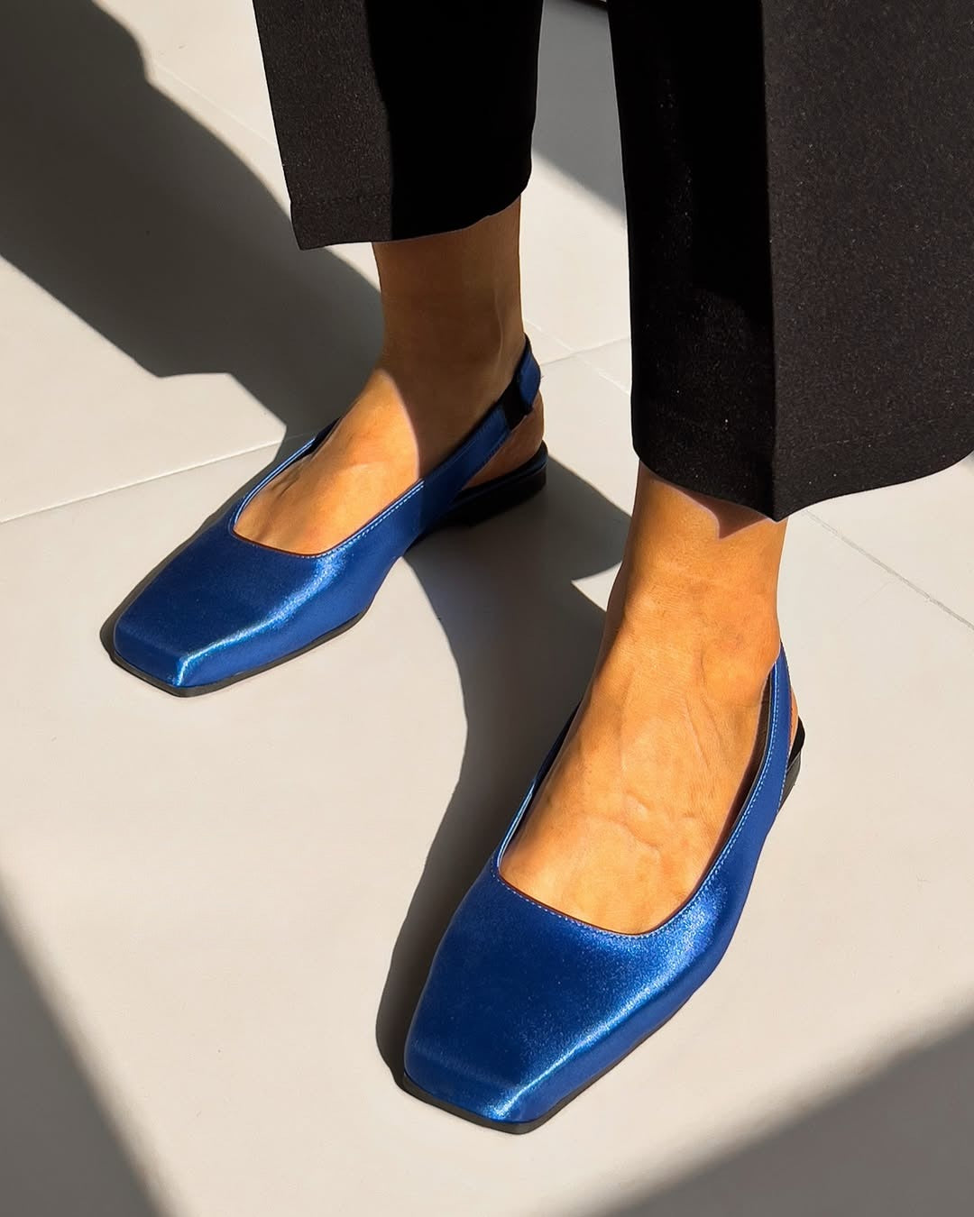 Square Toe Flat Comfortable Women Shoes