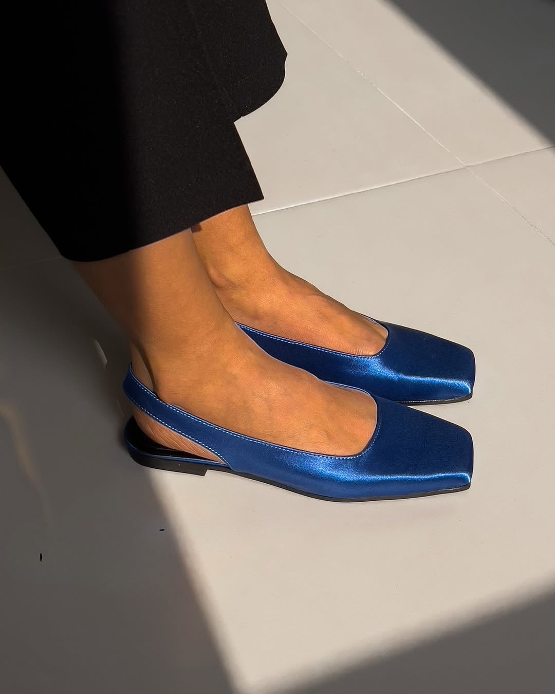 Square Toe Flat Comfortable Women Shoes