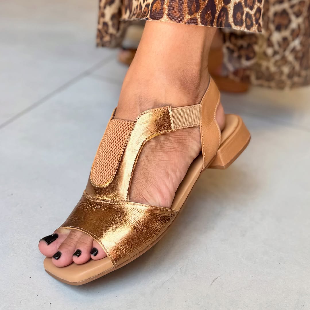 Soft Leather Women Flat Sandals