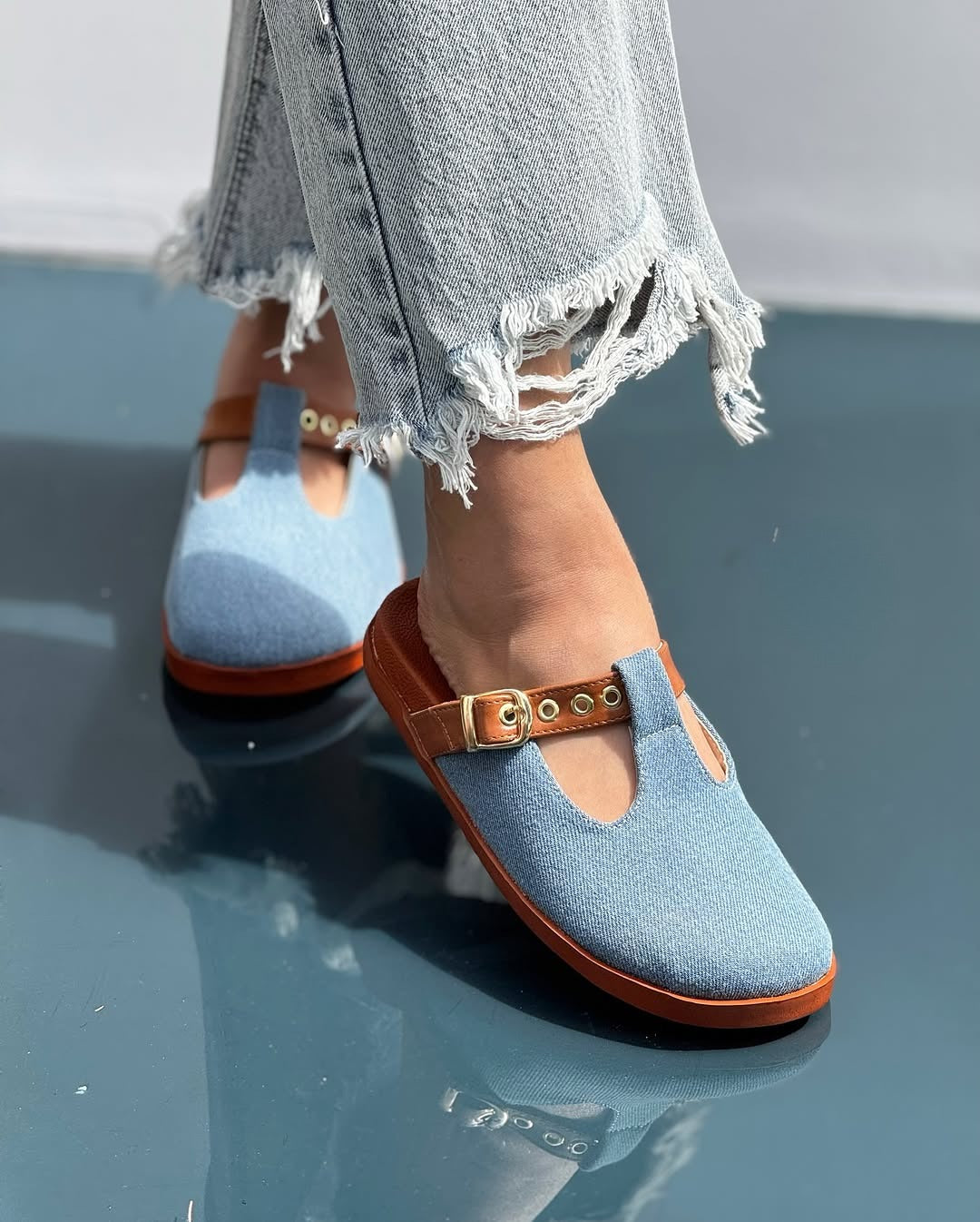 Denim Comfortable Women Slippers