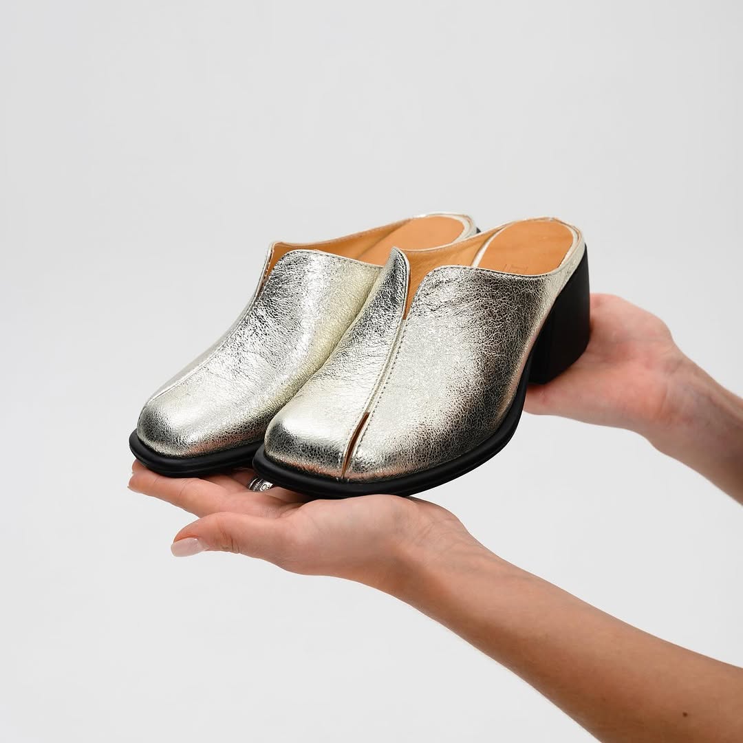Soft Leather Square Heel Women sandals