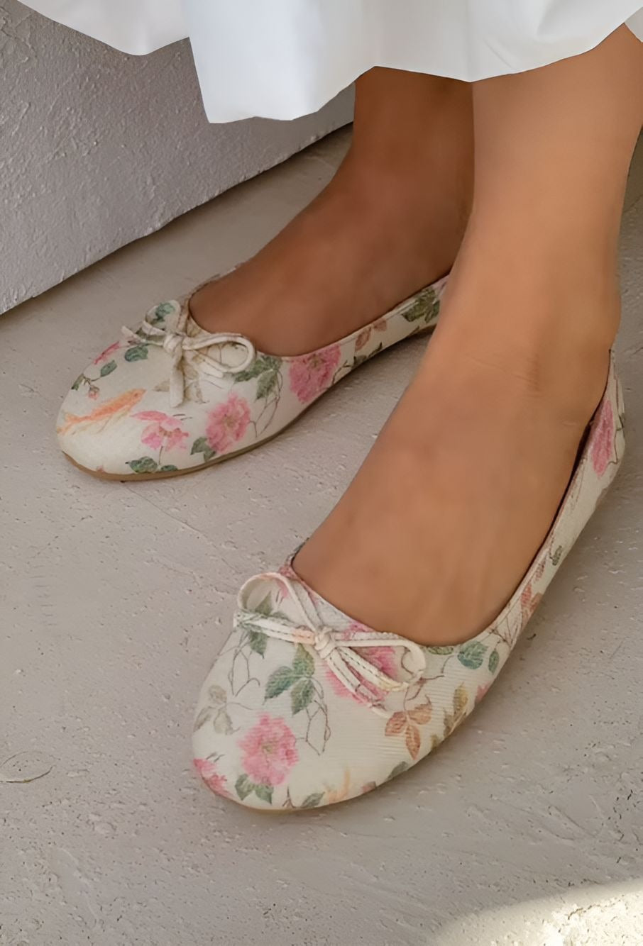 Floral Bow Spring & Summer Women Flat Shoes