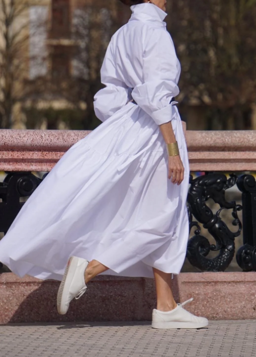 Classic White Maxi Dress