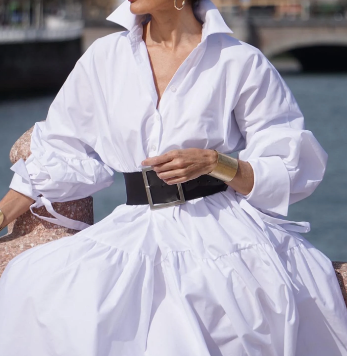 Classic White Maxi Dress