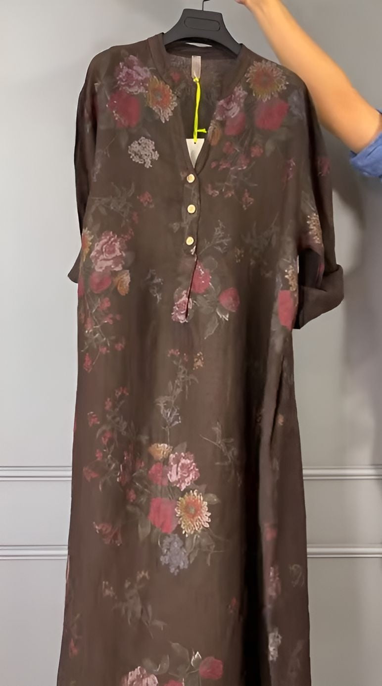 Floral Print Comfort Dress