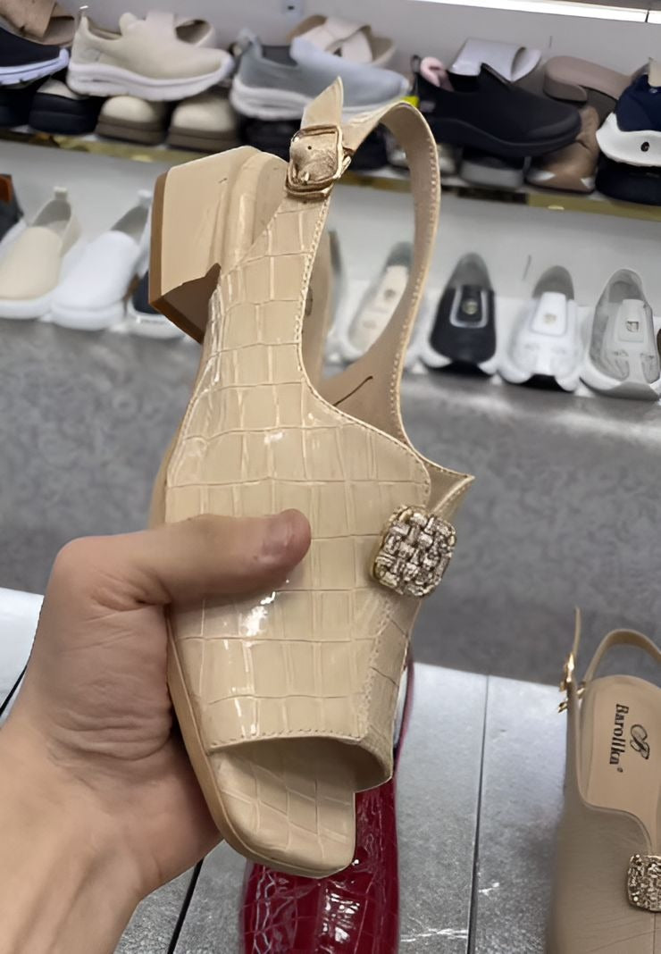 Patent Leather Versatile Sandals