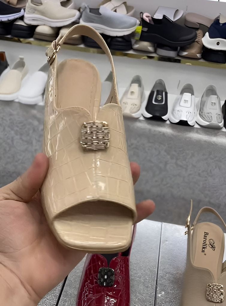 Patent Leather Versatile Sandals