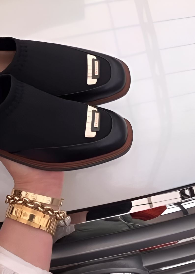 Elegant Breathable Leather Women Shoes
