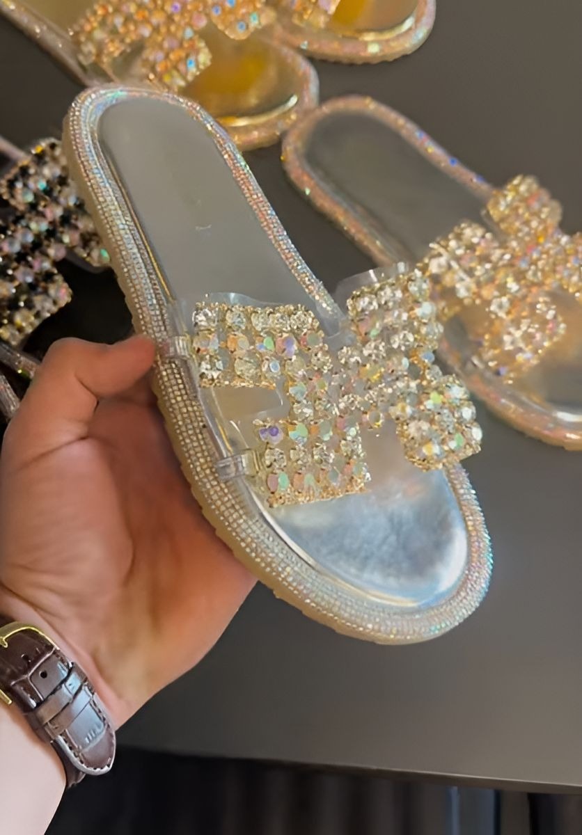 Luxurious Sparkling Slippers