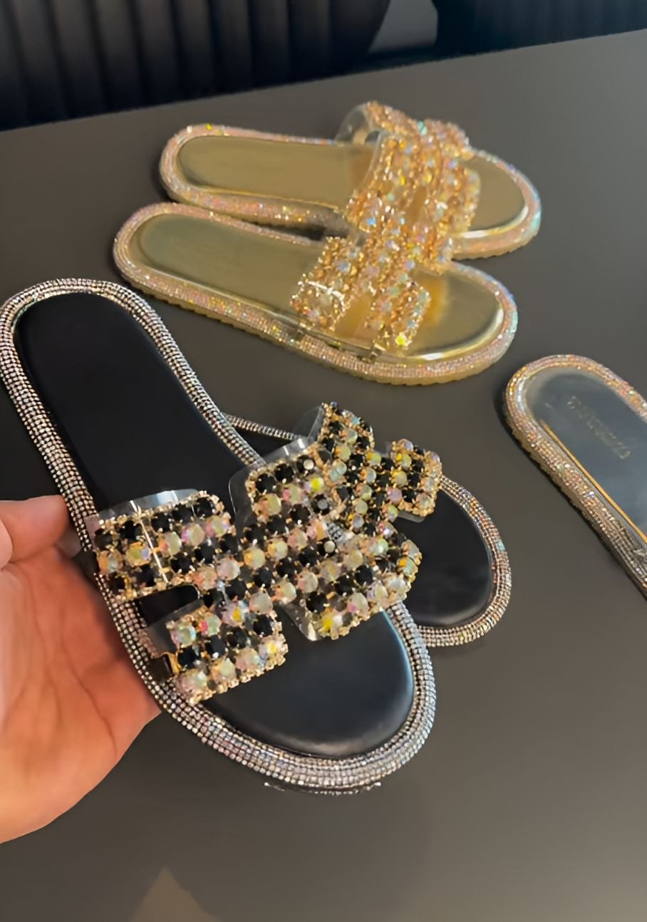 Luxurious Sparkling Slippers