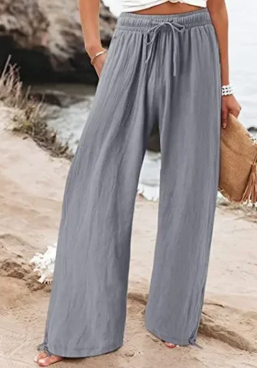 Summer Casual Loose Comfort Pants With Pockets