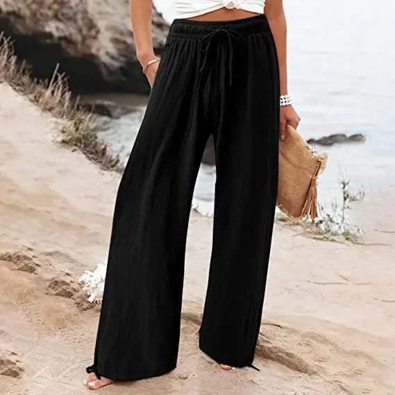 Summer Casual Loose Comfort Pants With Pockets