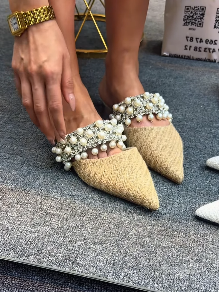 Pointed Pearl Women Shoes