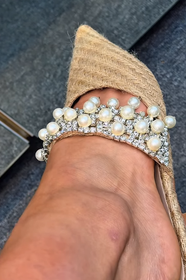 Pointed Pearl Women Shoes