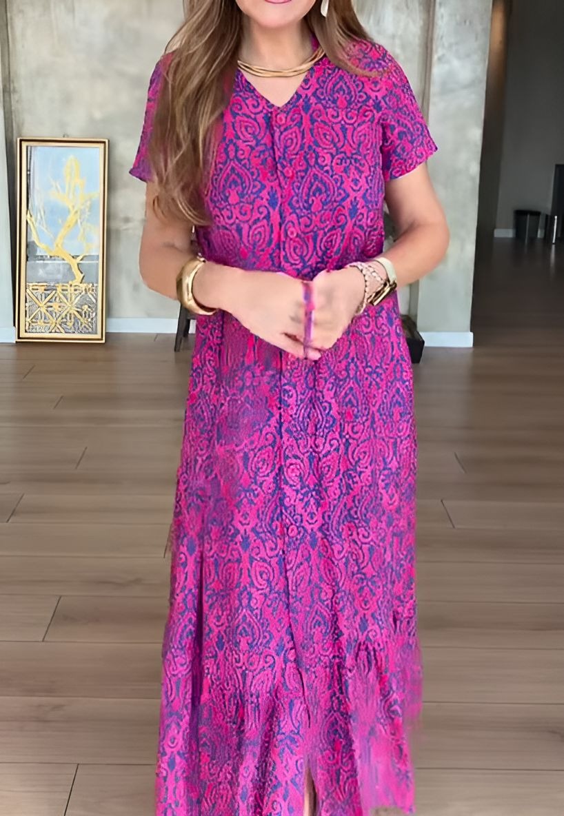 Casual Comfort Printed Dress
