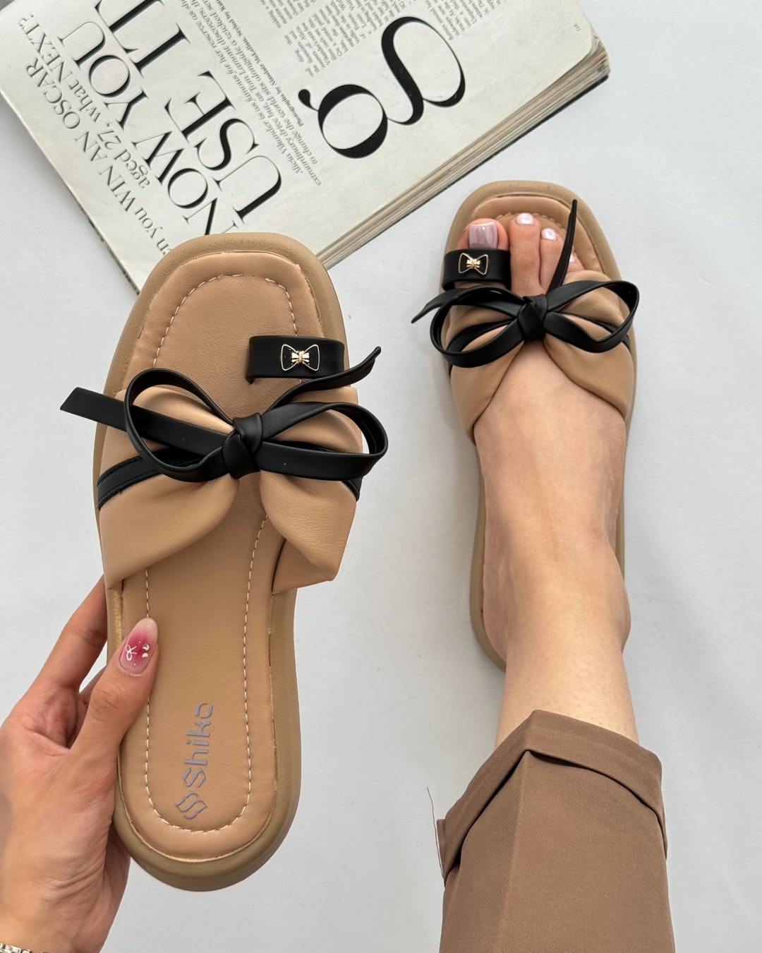 Bowknot Soft Sole Comfortable Slippers
