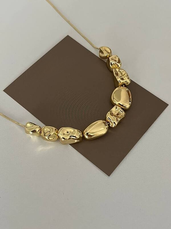 Golden Pearl Necklace