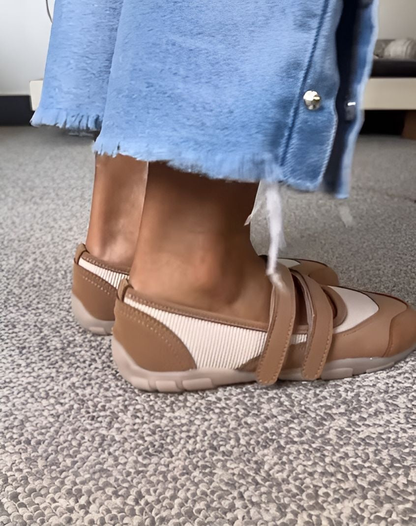 Velcro Comfort Flat Women Shoes