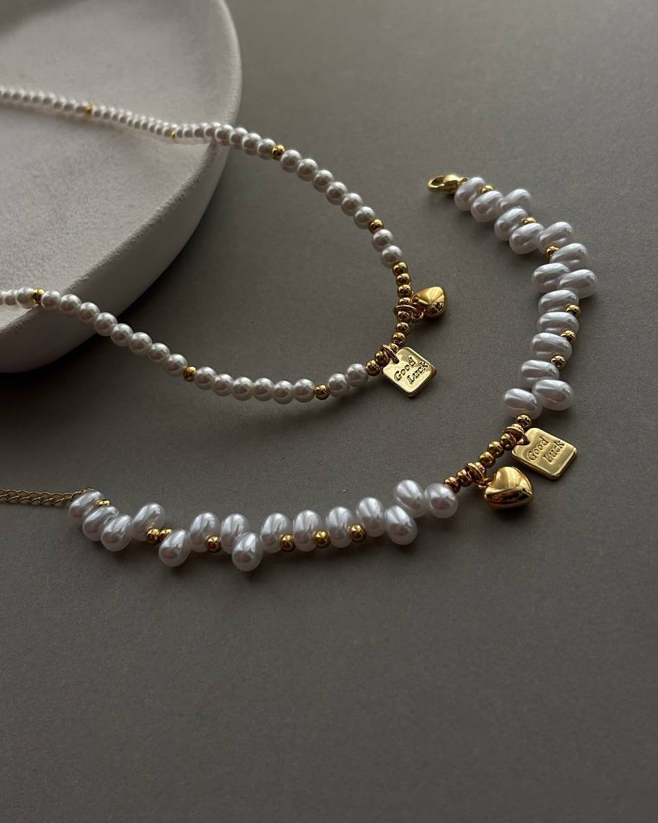Good Luck Pearl Bracelet & Necklace