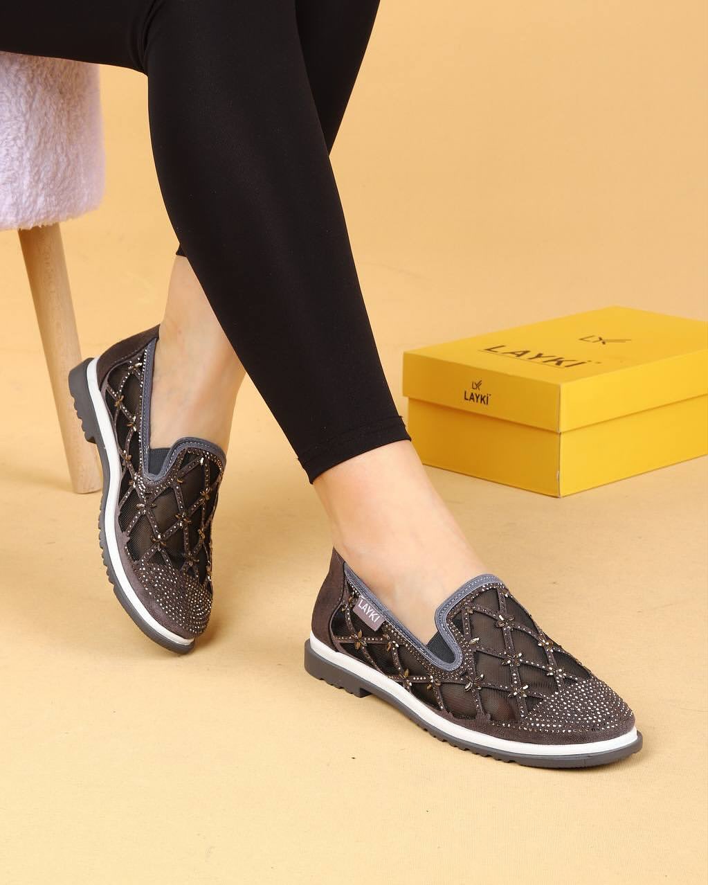 Mesh Glitter Women Shoes