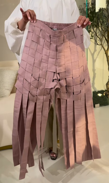 Unique Hand-Woven Pants