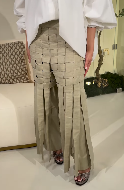 Unique Hand-Woven Pants