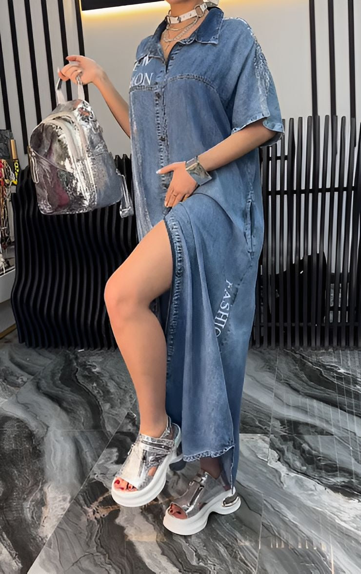 Summer Thin Denim Dress