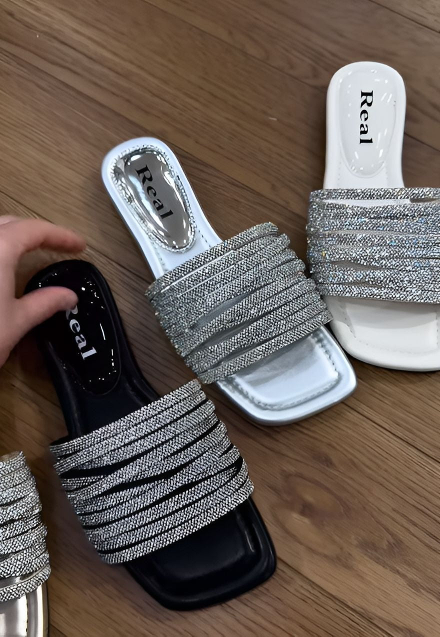 Rhinestone Women's Slippers