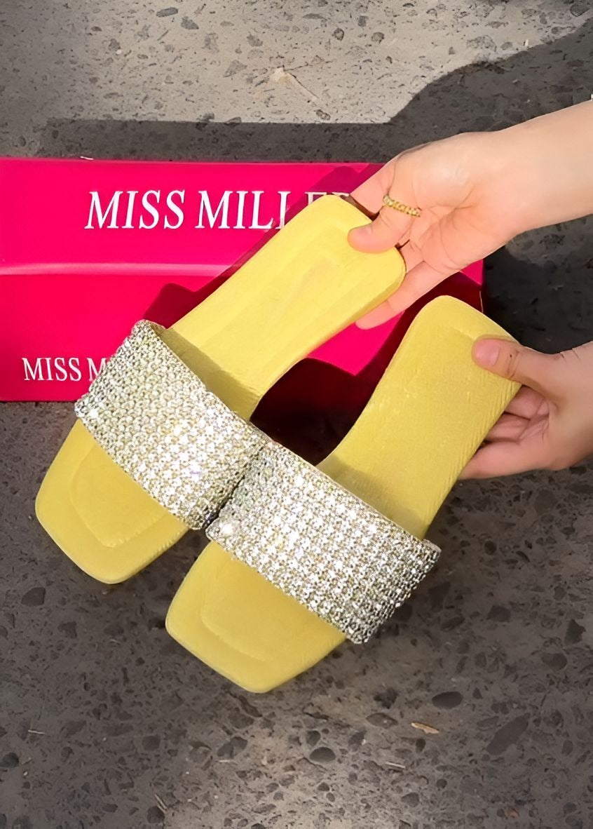 Rhinestone Women's Slippers