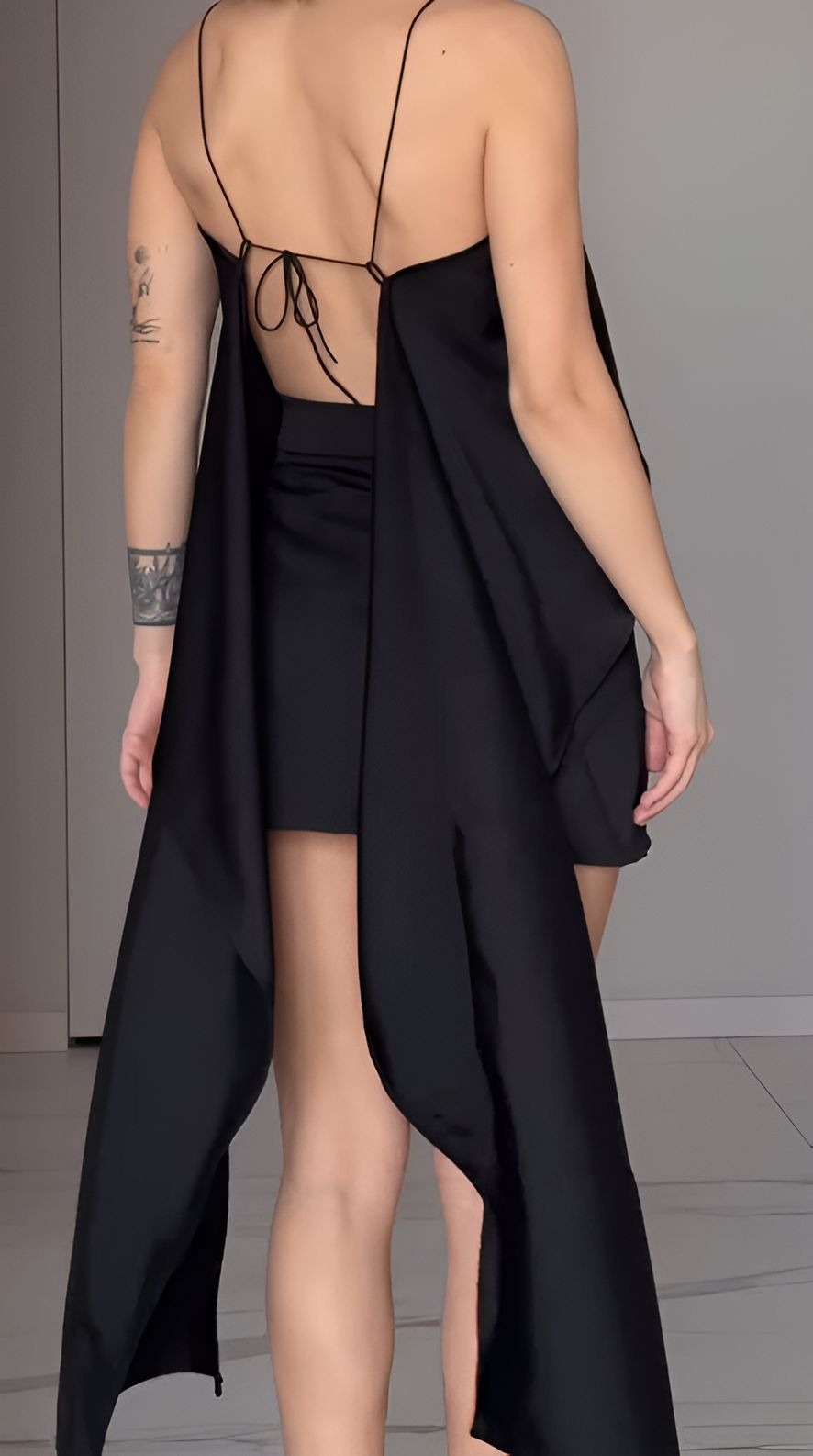Flowy Black Camisole Top